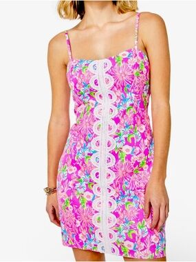 Lilly Pulitzer Shelli Stretch Dress Amethyst Moms size 00